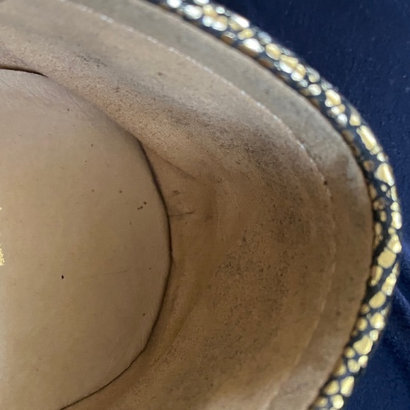 Jack Rogers Remy Loafers Metallic Gold Sparkle Slip-On Flats Preppy Academia 8B - Picture 16 of 16